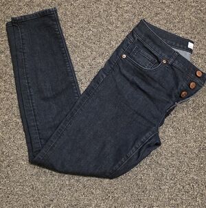 LOFT Dark Indigo Skinny Jeans
